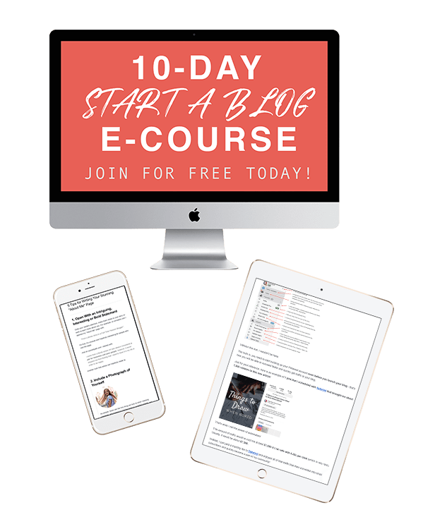 10 Day Start a Blog Free Course