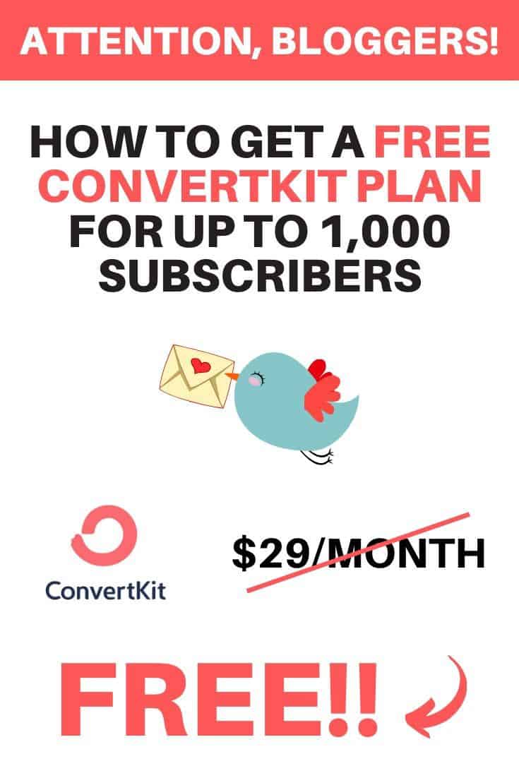 How to Get a Free ConvertKit Plan for Up To 1,000 Subscribers