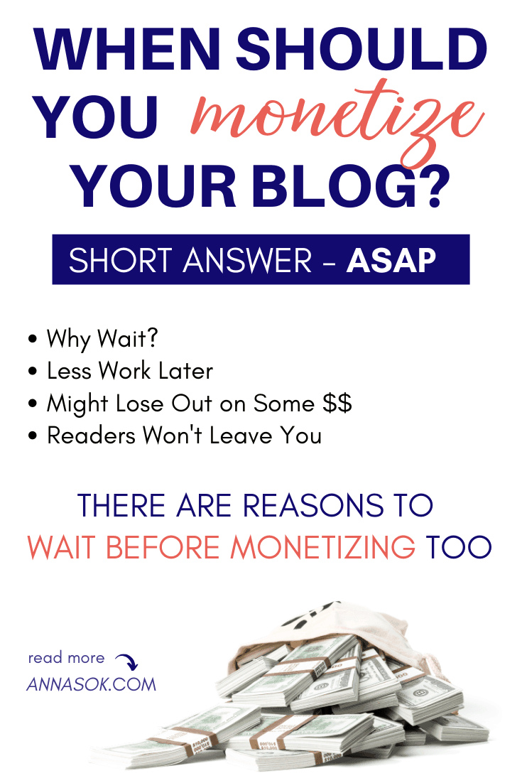 When Should You Monetize Your Blog??